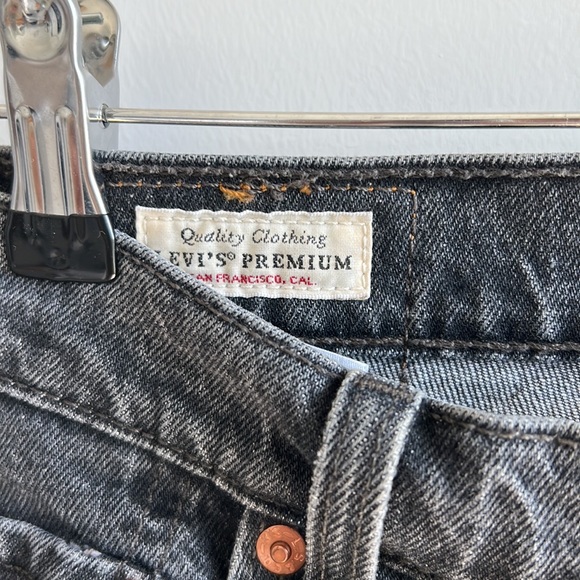 Levi’s 501s button close. Washed black. W25, L26. - Picture 2 of 3